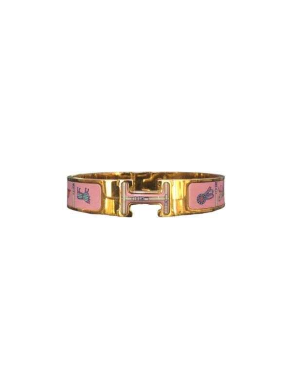 HERMES CLIC H BRACELET GP PLATED MIXED COLOR