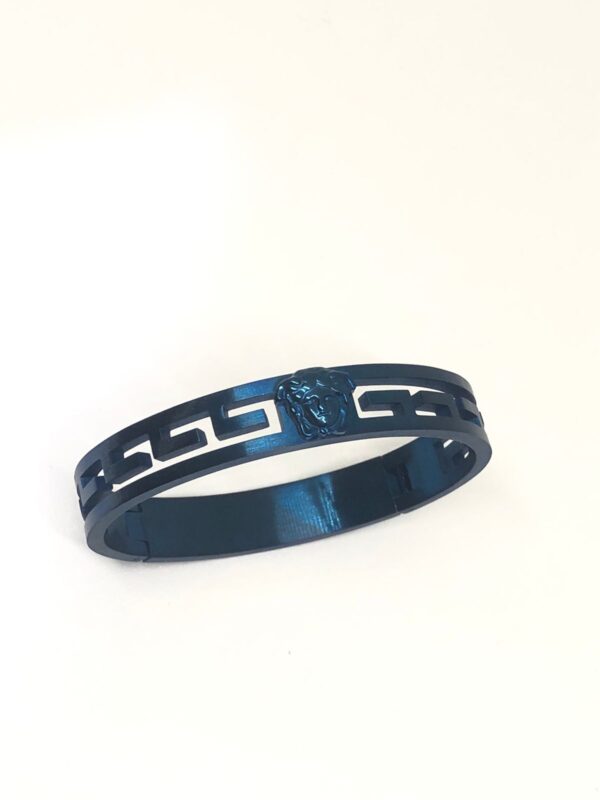 PULSERIA VERSACE MEDUSA BLUE BRACELET