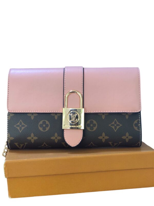 LOUIS VUITTON  BAG PINK & BROWN